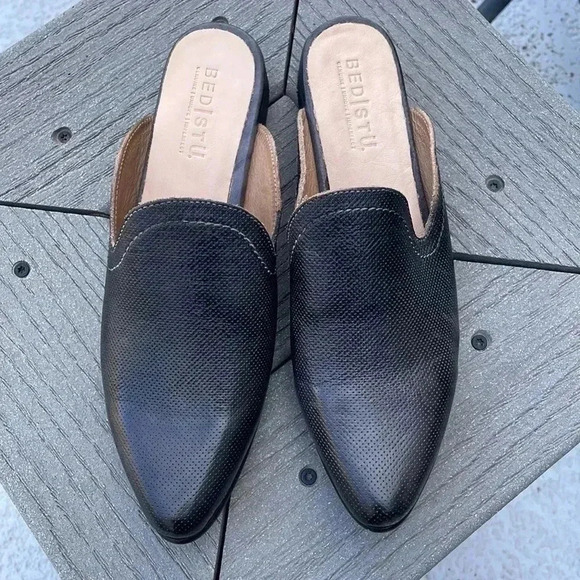 BED STU Brenda Mules Graphito Rustic - Picture 2 of 8